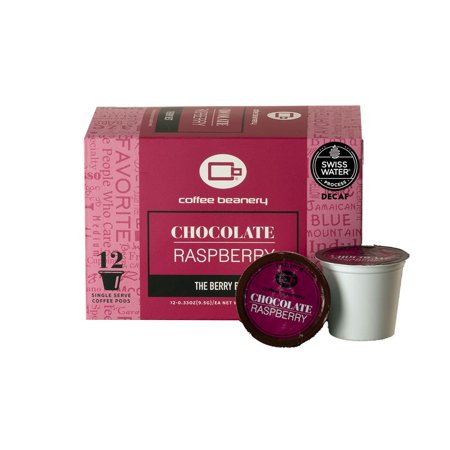 Chocolate Raspberry Coffee Pods Regular or Decaf: Decaf, Size: 12ct Pods