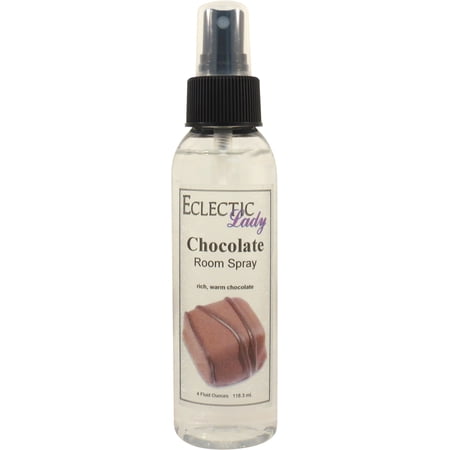 Chocolate Room Spray by Eclectic Lady, 4 Ounces, Fragrant Aromatic Room Mist For Home, Room, Office