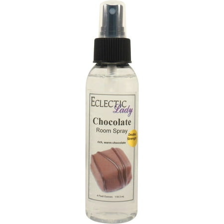 Chocolate Room Spray by Eclectic Lady (Double Strength), 4 Ounces, Fragrant Aromatic Room Mist For Home, Room, Office