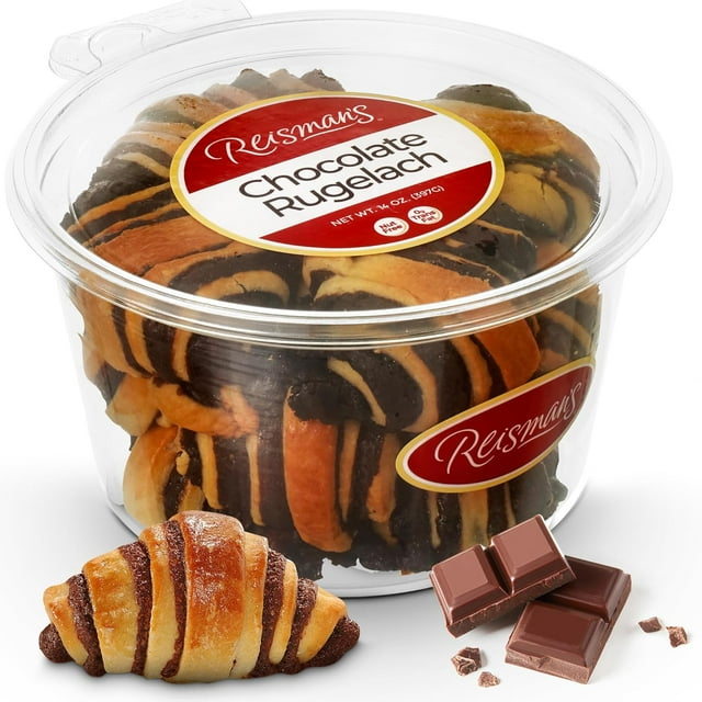 Chocolate Rugelach Dairy, Nut, KosherCertified Mini Croissants