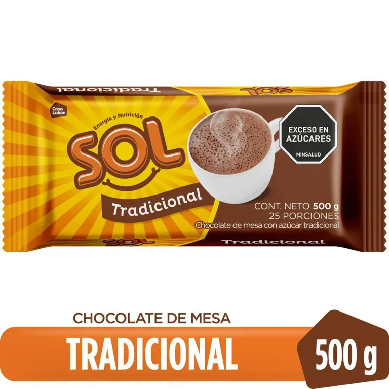 Chocolate SOL Colombian Hot Chocolate Mix, 500g (2.2 lb - 2 Pack