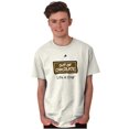 thumbnail image 1 of Chocolate Short Sleeve T-Shirt Tees Tshirts Life is Crap Out of Relatable Gift, 1 of 2