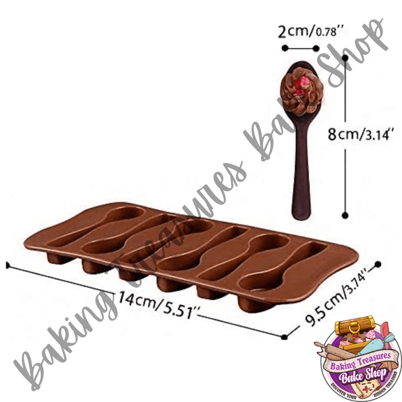 Chocolate Spoon Silicone Mold  Mini Dessert Spoon Mold