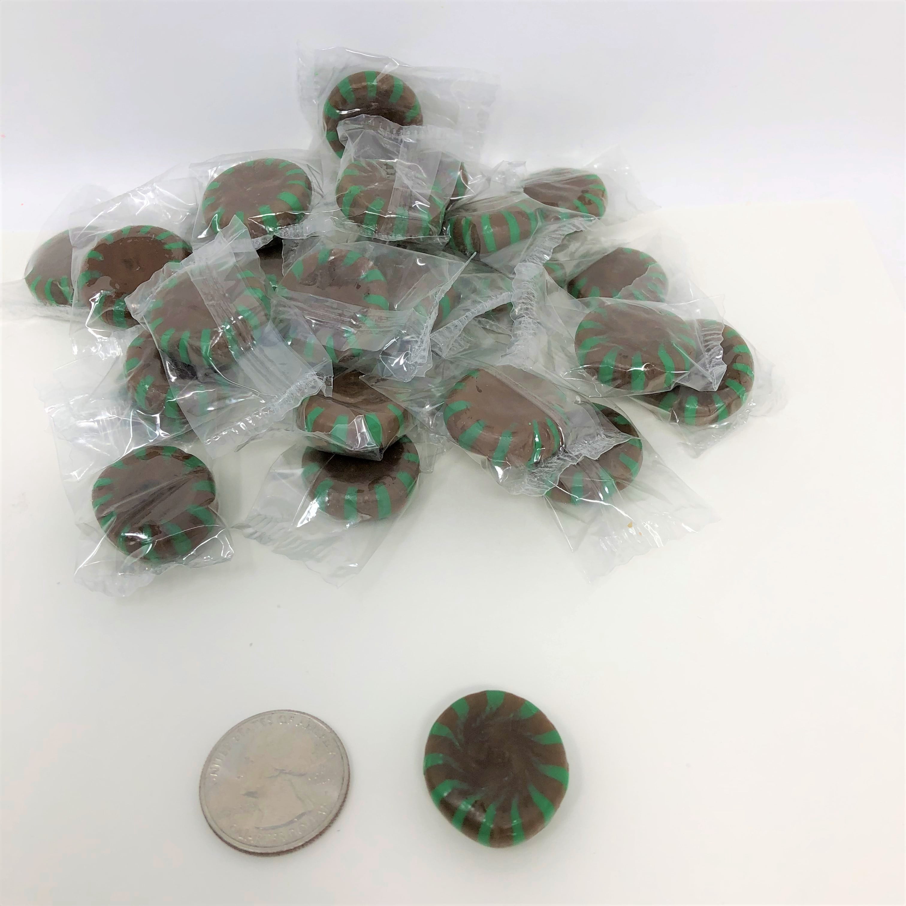 Chocolate Starlight Mints 1 pound Chocolate Star Light Starlite Mint Hard Candy