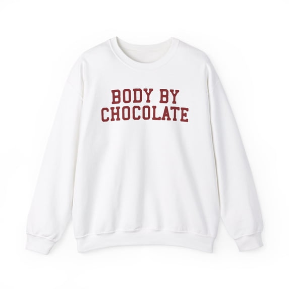 Chocolate Sweatshirt Gifts Crew Neck Shirt Long Sleeve Unisex