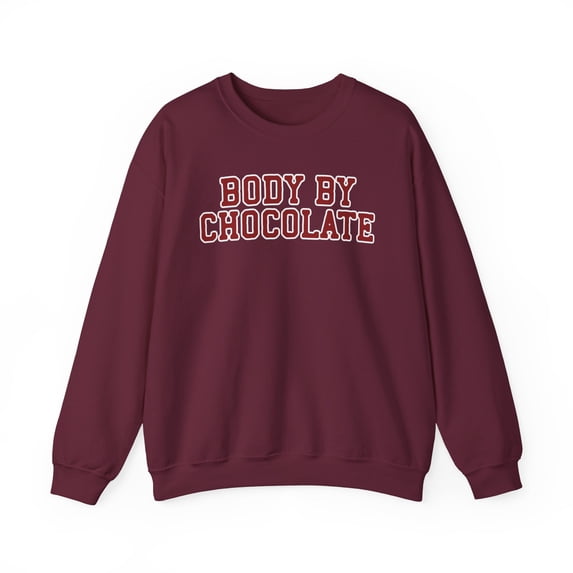 Chocolate Sweatshirt Gifts Crew Neck Shirt Long Sleeve Unisex