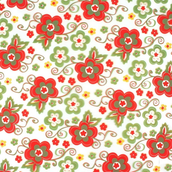 Chocolate Transfer Sheet, Curls and Colorful Flowers, 17 Sheets