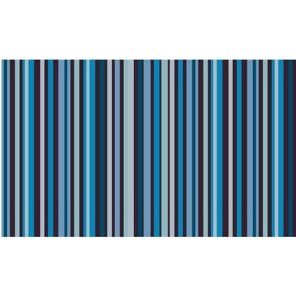 Chocolate Transfer Sheet: Stripes in White, Green & Shades of Blue, 15 Sheets