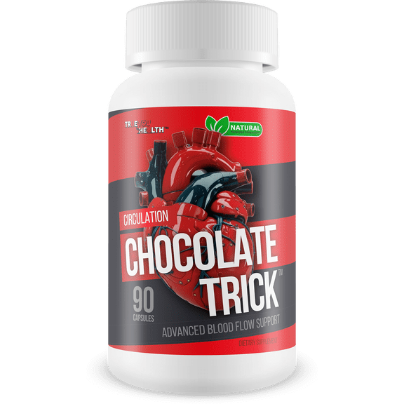Chocolate Trick for Circulation - Our Best Blood Flow Supplement - Complete Circulatory Health Support - Natural Pressure Support Supplement