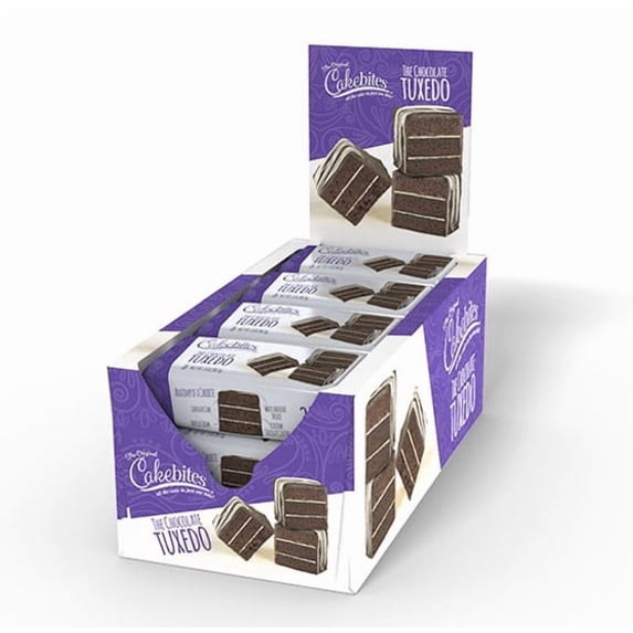Chocolate Tuxedo Cakebites, 12 Cont, 2 oz