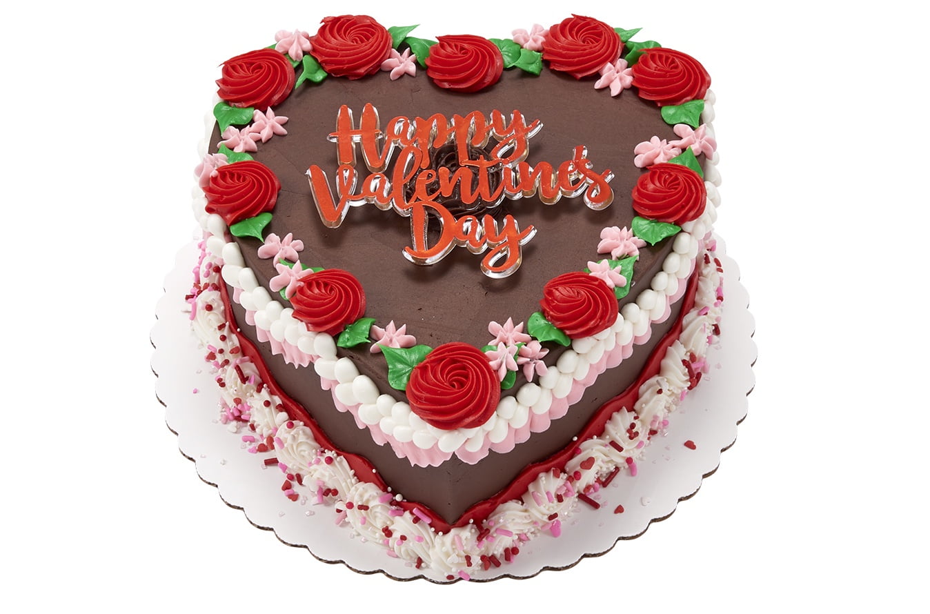 Chocolate Valentine's Day Heart Cake - Walmart