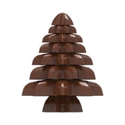 Chocolate World 12071 Polycarbonate Candy Mold with Stackable-Star Cavities for Building a Chocolate Christmas Tree 80mm Diameter x 84mm High