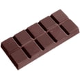 thumbnail image 1 of Chocolate World 1366 Polycarbonate Chocolate Mold with 5 Divided-Tablet Cavities, Each 50mm x 117mm x 7mm High, 1 of 2