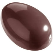 Chocolate World 2137 Polycarbonate Candy Mold with 20 Egg-Shaped Cavities, Each 43mm x 30mm x 14mm High