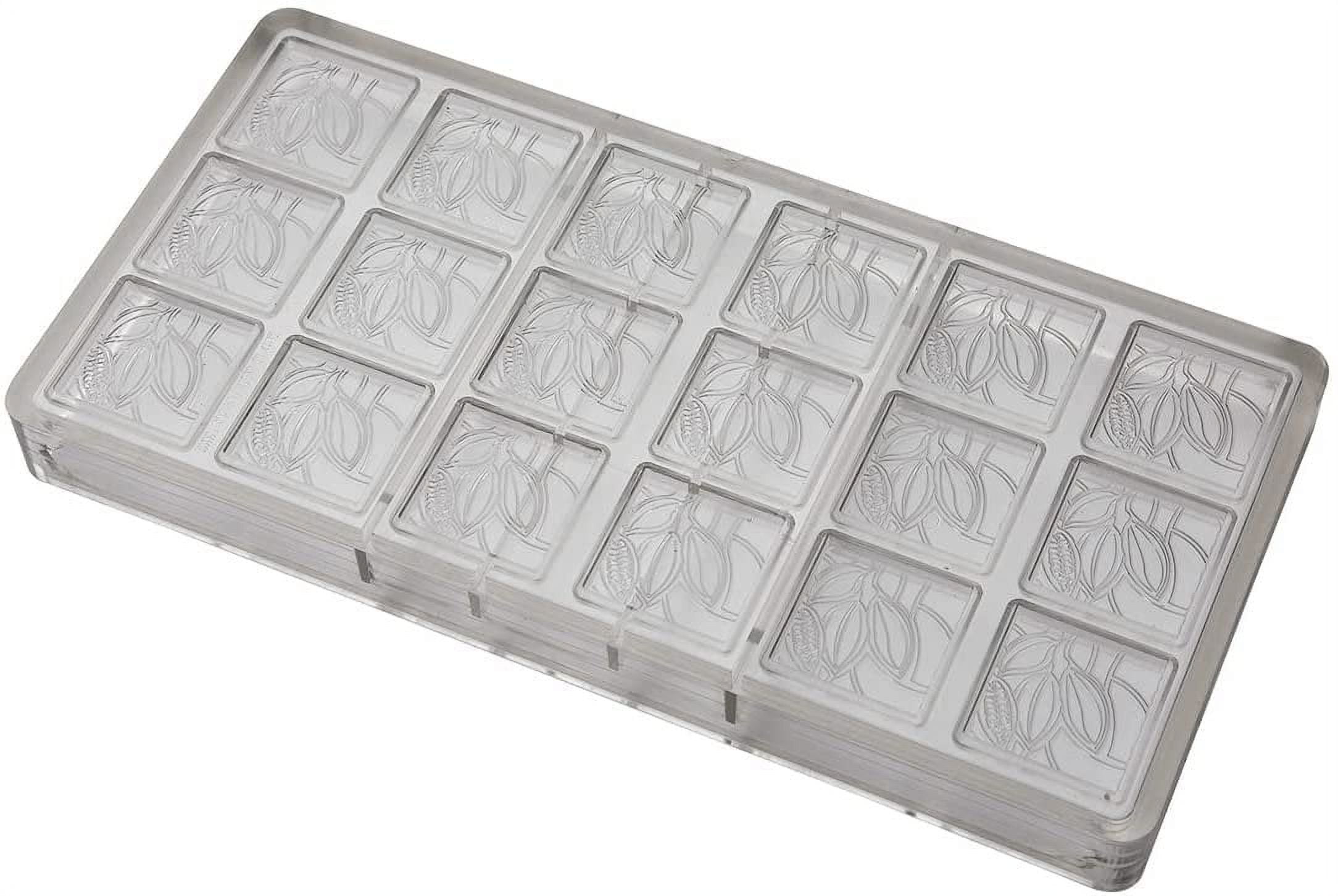 Big Diamond Chocolate Bar Mold Polycarbonate Weight 100G Food Grade Mould  Tray