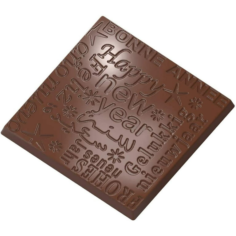 M-Chocolat Poche Chocolate World CW1614 Polycarbonate Chocolate Mold with 18