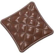 Chocolate World CW1993 Chesterfield-Cushion-Bonbonniere Polycarbonate Candy Mold with 1 Cavity for Bottom, 1 for Top