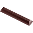 thumbnail image 1 of Chocolate World CW2257 Polycarbonate Candy Mold with 28 Tapered-Rectangle Cavities, Each 14mm x 79mm x 7mm High, 1 of 2