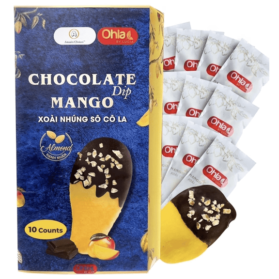 Chocolate dip mango 200g (4 bags)