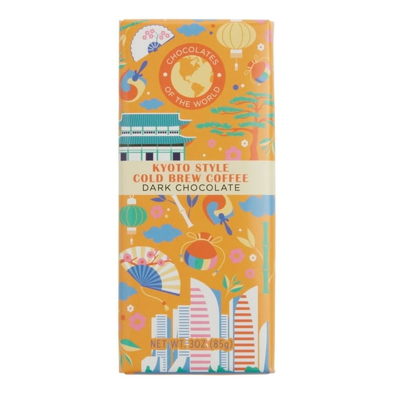 Chocolate of the World Cold Brew Dark Chocolate Bar 3 oz. 2each