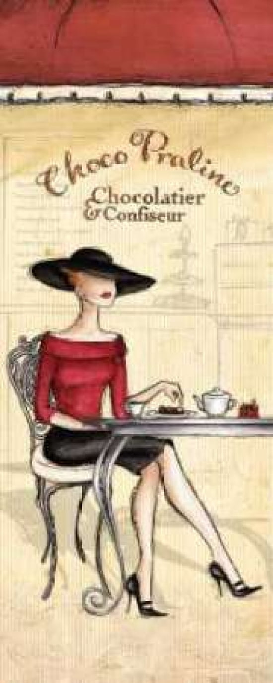 Chocolatier Canvas Art - Andrea Laliberte (10 x 20)