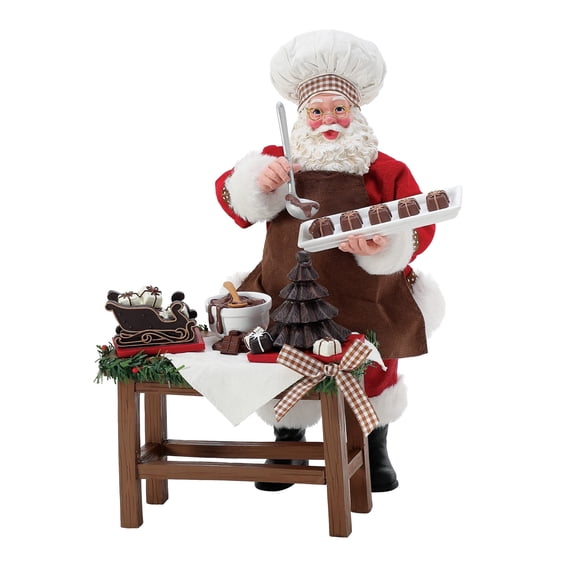 Department 56 Possible Dreams Santa Chocolatier Christmas Figurine 11in H
