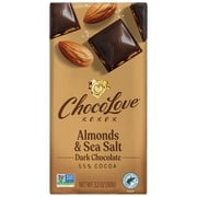 Chocolove Almonds & Sea Salt in Dark Chocolate, Contains Almonds, Soy, 3.2oz