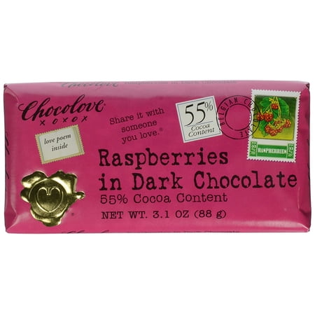 Chocolove Dark chocolate Raspberries 12pcs  3.1 Oz