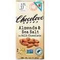Chocolove Gluten Free Almonds & Sea Salt in Milk Chocolate 33 3.2 oz