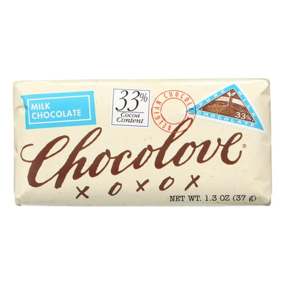 Chocolove Pure Milk Chocolate Mini Bar, 1.3000-ounces (Pack of 12)