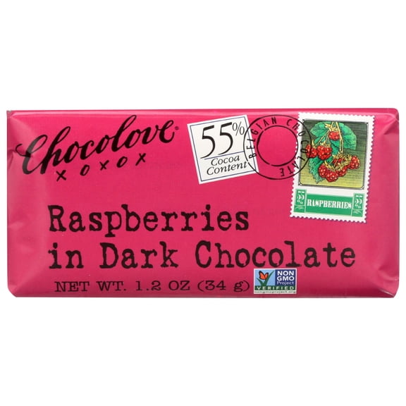 Chocolove Raspberries In Dark Chocolate , 1.2 Oz