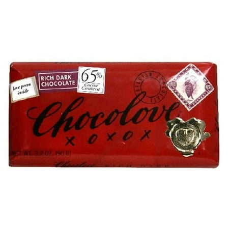 Chocolove Xoxo Rich Dark Chocolate Bar