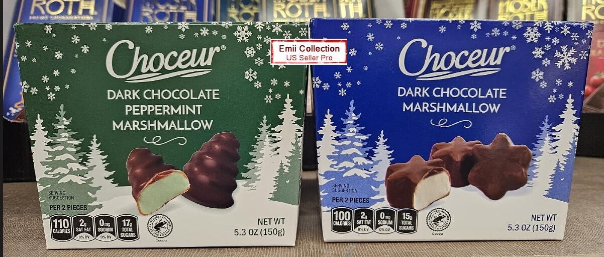 Chocuer Dark Chocolate Peppermint Marshmallow & Dark Chocolate