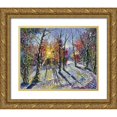 thumbnail image 1 of Chodyukov, Aleksander 32x26 Gold Ornate Wood Framed with Double Matting Museum Art Print Titled - Winter Sun, 1 of 4