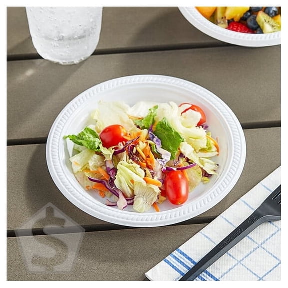 Choice 7" White Plastic Plate - 1,000/Case