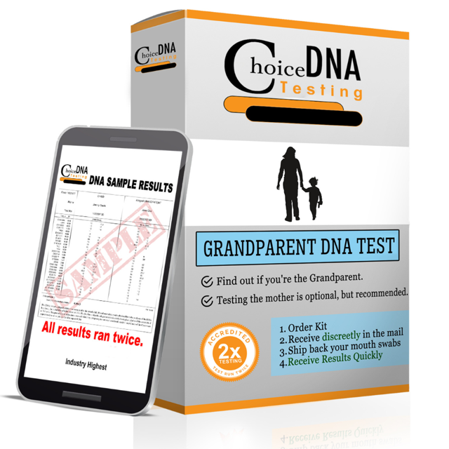 Choice DNA Laboratory Grandparent Test Kit Fast Results