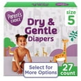 thumbnail image 1 of Choice Dry & Gentle Diapers Size 5, 27 Count, 1 of 9