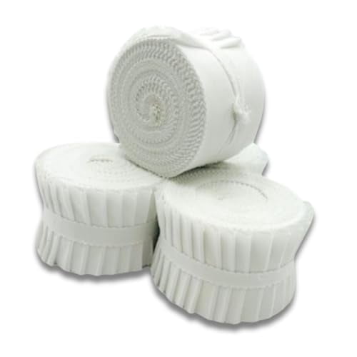 Choice Fabrics Supreme Solids - Jelly Roll (20 cuts) - Premium 100% Cotton Quilting Fabric (White) (FE-62278-002)
