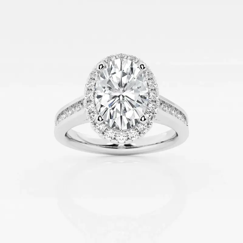 Choice Jewels White Gold Over 14k Silver Diamond Women's Rings 1.8 Ct