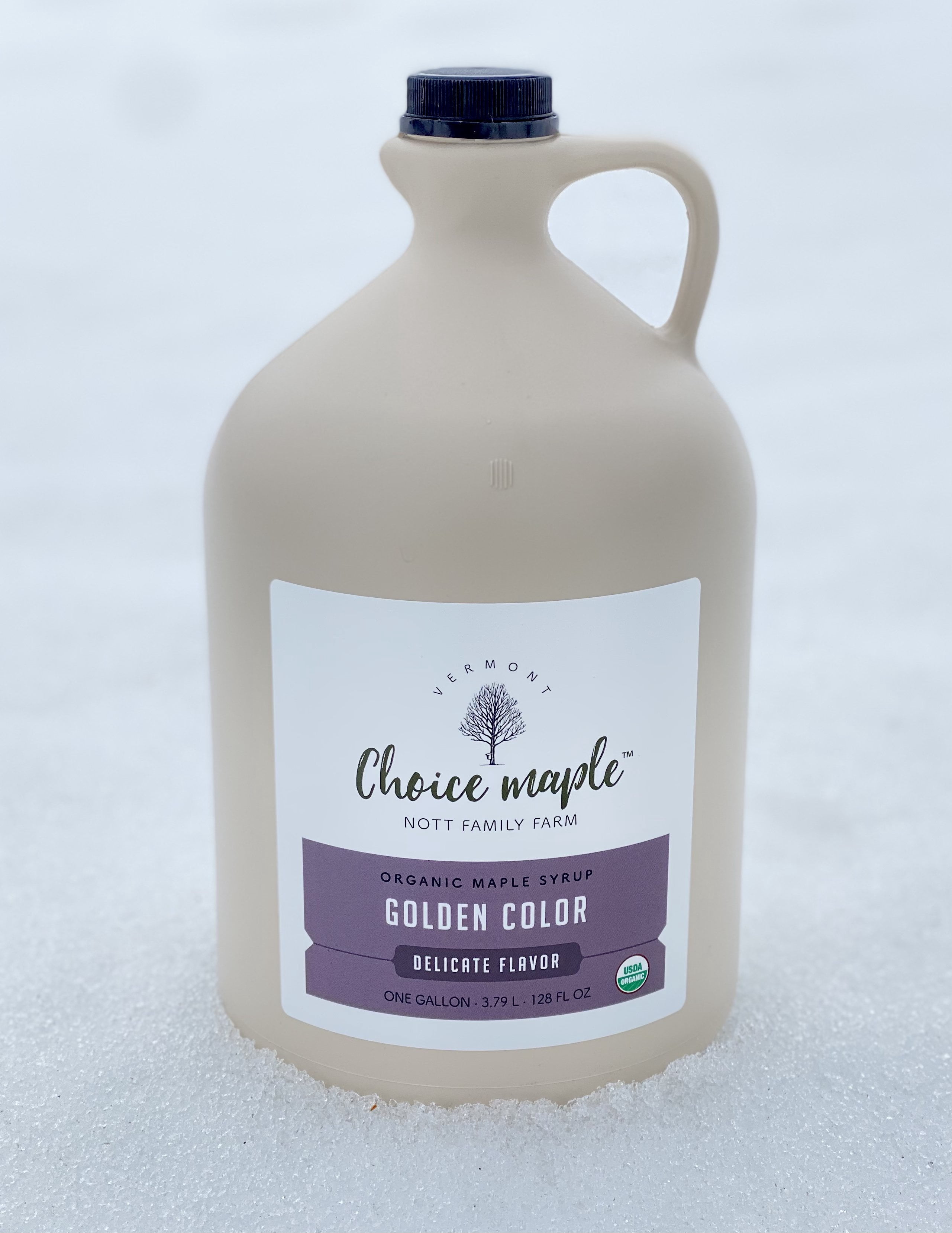 Choice Maple, Organic Vermont Maple Syrup, One Gallon