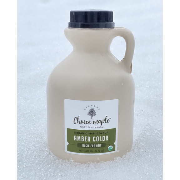 Choice Maple, Organic Vermont Maple Syrup, One Pint
