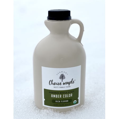 Choice Maple, Organic Vermont Maple Syrup, One Quart
