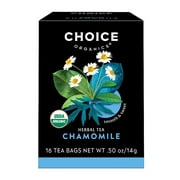 Choice Organics - Organic Chamomile Tea (3 Pack) - Compostable - Caffeine Free - 48 Organic Herbal Tea Bags