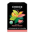 thumbnail image 1 of Choice Organics – Organic Picnic Peach Tea (6 Pack) – Rainforest Alliance – Contains Caffeine – 96 Organic Black Tea Bags, 1 of 5
