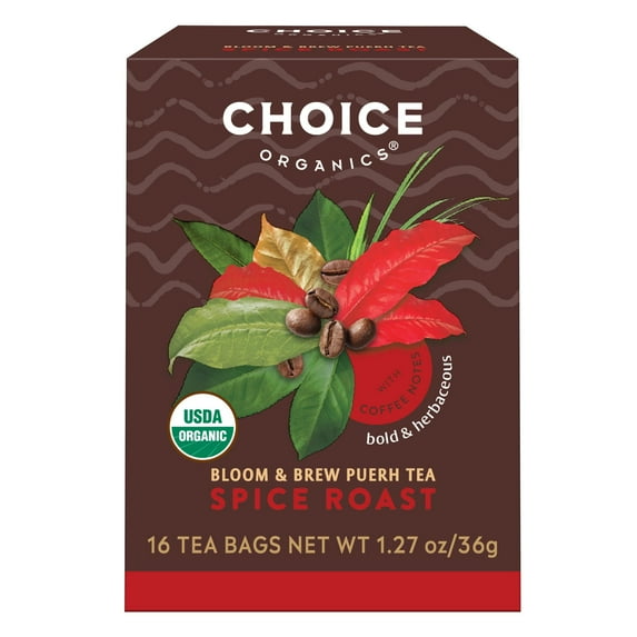 Choice Organics - Spice Roast (3 Pack) Coffee-Inspired Teas - 48 Organic Tea Bags