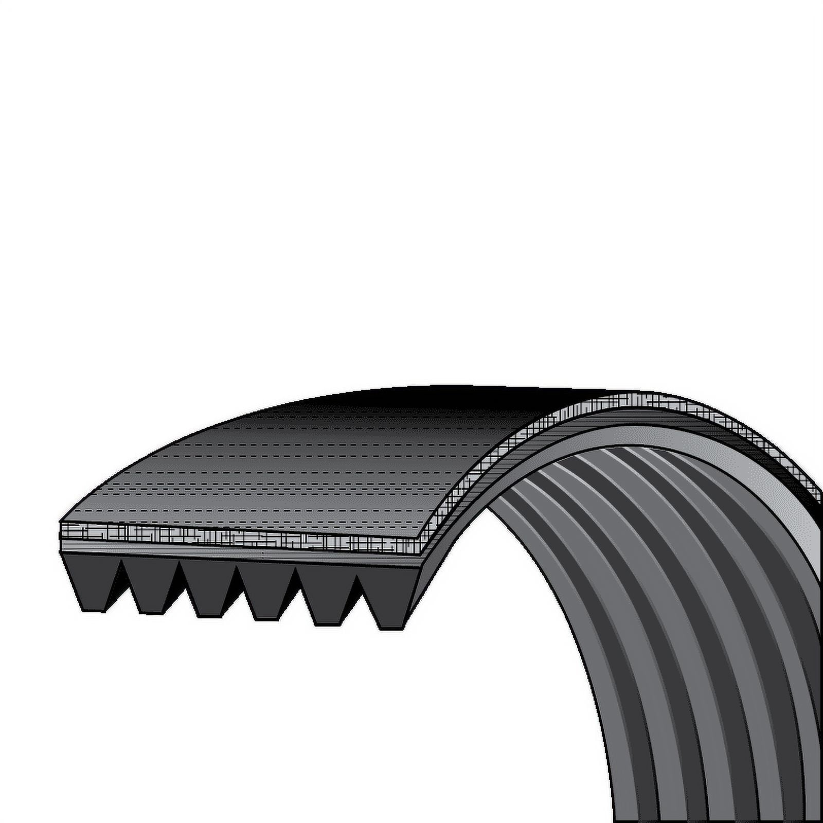 DC66-00805A Dryer Drive Belt for Samsung V-Timing Gear Drum Belt Choice Parts