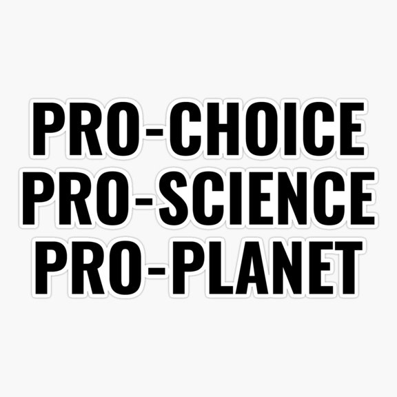 Choice Science Pro Planet Statement Sticker