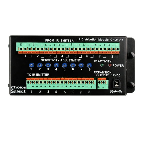 Choice Select 8-Target 8-Emitter Output IR Distribution Hub