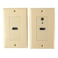 thumbnail image 1 of Choice Select HDMI to Cat5e Audio/Video Balun Extender Wall Plates Kit with TX & RX (Ivory), 1 of 2