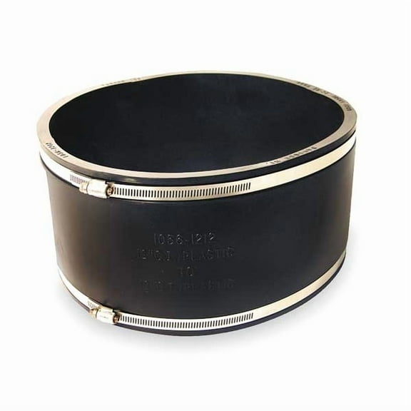 Choice Zoro 1056-1515 15 in. PVC Flexible Pipe Coupling, Black